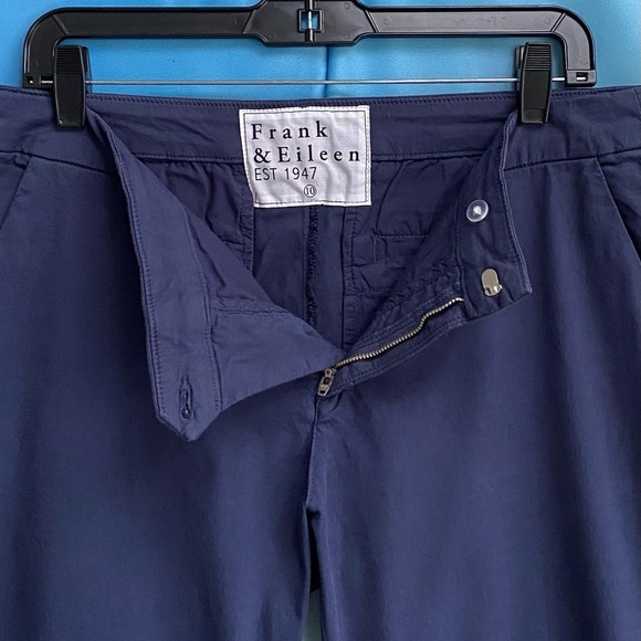 Frank & Eileen WICKLOW The Italian Performance Twill Size 10 Vintage Navy - Picture 7 of 16
